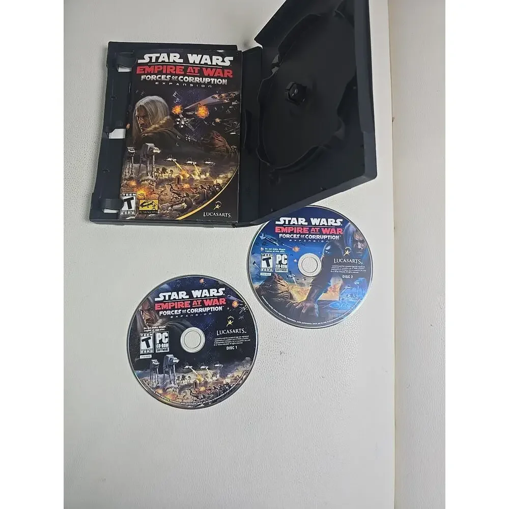 Star Wars Empire at War Forces of Corruption Expansion PC 2006 Complete CIB